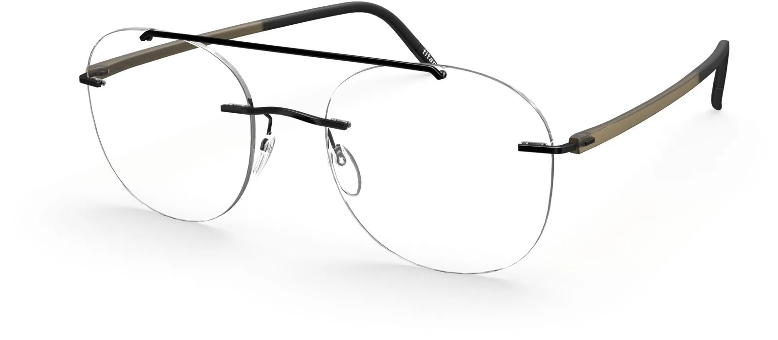 Silhouette The Wave Chassis Rimless 5567 Eyeglasses - view 18